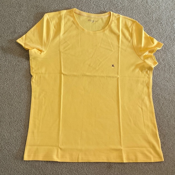 size XL, bust up to 44 inches, pretty yellow and sunshine shirt, new condition ☀ - Picture 7 of 9